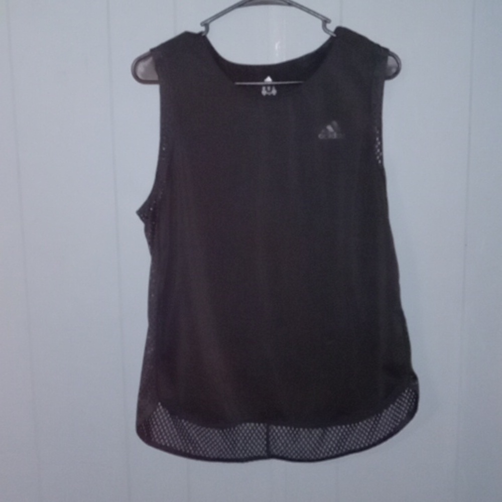 Women's Adidas black tank